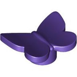 LEGO part 80674 Insect, Butterfly in Medium Lilac/ Dark Purple
