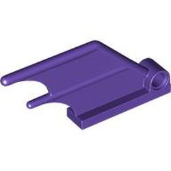 LEGO part 28779 Tail 4 x 1 with Pin Hole in Medium Lilac/ Dark Purple