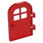 Door Right 4 x 6 with Curved Top, Bars