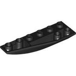 LEGO part 41765 Wedge Curved Inverted 6 x 2 Left in Black