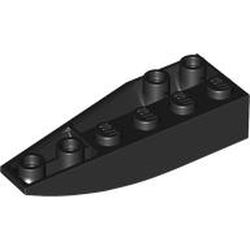 LEGO part 41764 Wedge Curved Inverted 6 x 2 Right in Black