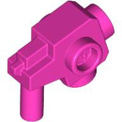 LEGO part 44709 Weapon Gun with Studs on Side in Bright Purple/ Dark Pink