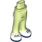 Minidoll Hips and Trousers with Back Pockets with White Shoes, Dark Blue Laces, Soles print