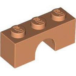LEGO part 4490 Brick Arch 1 x 3 in Nougat