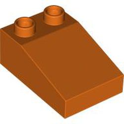 LEGO part 35114 Duplo Brick 3 x 2 Slope 33° in Reddish Orange