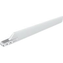 LEGO part 65422 Rotor Blade 3 x 19 with 3 Holes in White