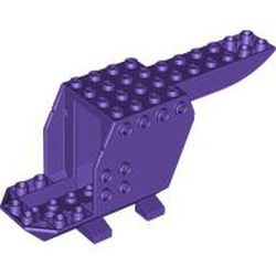 LEGO part 65096 Helicopter Body 4 x 14 x 5 in Medium Lilac/ Dark Purple