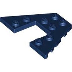 LEGO part PLATE 6X4 W/ANGLE in Earth Blue (6469941|29172)