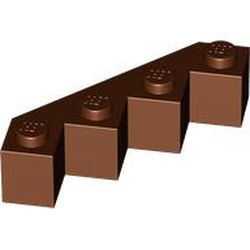 LEGO part 14413 Wedge 4 x 4 Facet in Reddish Brown