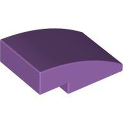 LEGO part 24309 Slope Curved 3 x 2 No Studs in Medium Lavender