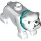 Animal, Dog, Bulldog with Tan Fangs, Dark Turquoise Collar
