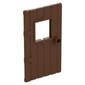 Door 1 x 4 x 6 with Window, Wood Structure, Tight Window Hold