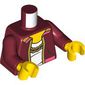 Torso, jacket, Gold Trim, Chain, White Shirt print, Dark Red Arms, Yellow Hands