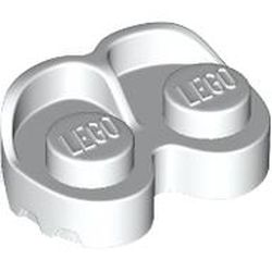 LEGO part 5107 Minidoll Shoes in White