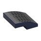 Slope Curved 2 x 2 x 2/3 with Black/Silver Grill print