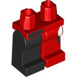 LEGO part 970l22r03pr2632 MINI LOWER PART, NO. 2632 in Bright Red/ Red