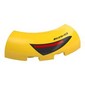 Brick Round Corner 3 x 3 x 1 No Studs with Red and Black Tail Light Print