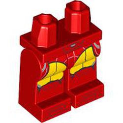 LEGO part 970c22pr2609 MINI LOWER PART, NO. 2609 in Bright Red/ Red