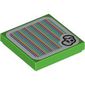 Tile 2 x 2 with Yoshi Eggs and Barcode Print (Sticker)