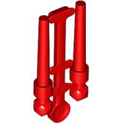 LEGO part 36752 Equipment Wand Sprue [Complete Set of 2] in Bright Red/ Red