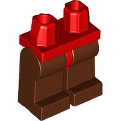 LEGO part 10073200 MINI LOWER PART in Bright Red/ Red