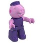 Duplo Figure, Pig with Hat Dark Purple