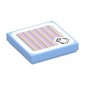 Tile 2 x 2 with Pinguin and Barcode Print (Sticker)