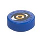 Tile Round 1 x 1 with Bright Light Orange Eye Print