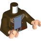 Torso, Jacket, Dark Tan Collar, Sand Blue Shirt, Reddish Brown Belt print, Dark Brown Arms, Light Nougat Hands