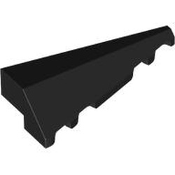 LEGO part 3505 Wedge Sloped 2 x 5 Right in Black