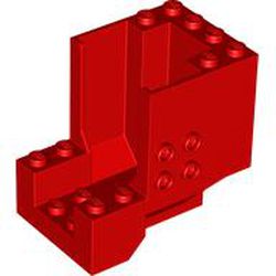 LEGO part 80394 Brick Special 4 x 6 x 4 (4+ Cockpit) in Bright Red/ Red