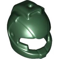 LEGO part 22380 Helmet Space with Air Intakes and Hole on Top in Earth Green/ Dark Green