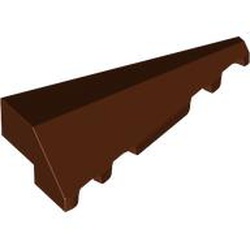 LEGO part 3505 Wedge Sloped 2 x 5 Right in Reddish Brown