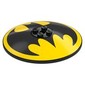 Dish 8 x 8 Inverted [Radar] with Black Bat-Man Logo on Yellow Background print (Bat Signal)