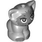 Animal, Cat, Kitten Sitting with Dark Bluish Grey Face and Paws print (Gertrude)