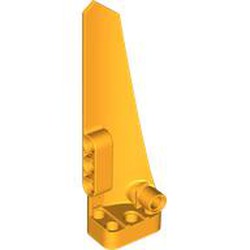 LEGO part 64681 Technic Panel Fairing #5 Long Smooth, Side A in Flame Yellowish Orange/ Bright Light Orange