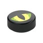 Tile Round 1 x 1 with Lime/Bright Light Yellow, Black Pupil print
