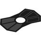 Neckwear Cape, Pauldron with Dark Bluish Gray Shapes print