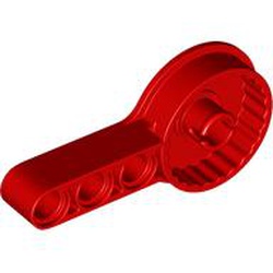 LEGO part 44225 Technic Rotation Joint Disk with Pin and 3L Beam Thick in Bright Red/ Red