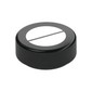 Tile Round 1 x 1 with 2 Silver Half Circles/ Screw Head print