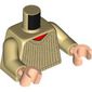 Torso, Knitted Sweater, Red Shirt print, Tan Arms, Light Nougat Arms