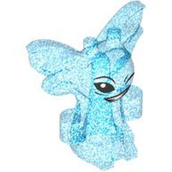 LEGO part 78523pr0002 Creature, Pixie, Winking print in Transparent Blue with Opalescence/ Satin Trans-Light Blue