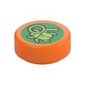Tile Round 1 x 1 with Beetle, Magnifying Glass print (Entomology Badge)