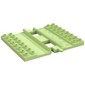 Duplo Train Track, Straight with 2 x 8 Plate on Both Sides