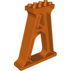 LEGO part 35964 Duplo Support / Column / Girder in Reddish Orange