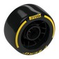 Wheel Rim 24 x 13.4 with Black Slick Tyre with Yellow 'PIRELLI P ZERO' print