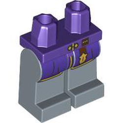 LEGO part 970c24pr2654 MINI LOWER PART, NO. 2654 in Medium Lilac/ Dark Purple