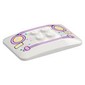 Slope Curved 6 x 4 x 2/3 Quad Curved with 2 x 2 Studs with Bright Pink Grill, Yellow Headlights, Sprinkles print