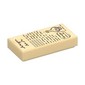 Tile 1 x 2 with Parchment, Flask, Notes print