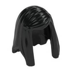 Hair Long Smooth with Bangs Swept to the Right